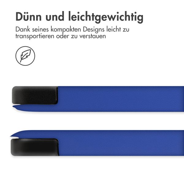 imoshion Trifold Klapphülle Apple iPad 11 (2025) 11 Zoll A16 / iPad 10 (2022) 10.9 Zoll - Cobalt Blue