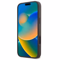 Guess 4G Metal Logo Back Cover MagSafe Apple iPhone 16 Pro - Braun