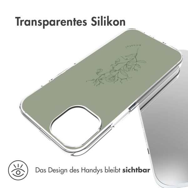 imoshion Design Hülle für das iPhone 14 - Floral Green