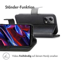 imoshion Luxuriöse Klapphülle für das Xiaomi Poco X5 5G - Schwarz