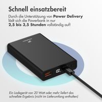 imoshion Ultra Series Powerbank 10.000 mAh - Schwarz