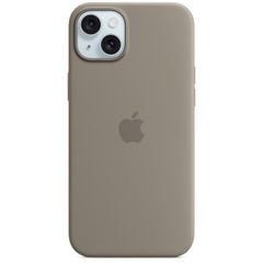 Apple Silikon-Case MagSafe für das Apple iPhone 15 Plus - Clay