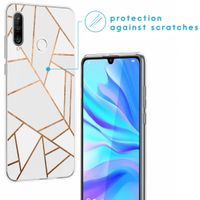 imoshion Design Hülle für das Huawei P30 Lite - White Graphic