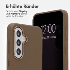Accezz MagSafe Leather Backcover Samsung Galaxy A57 (5G) - Kaffeebraun