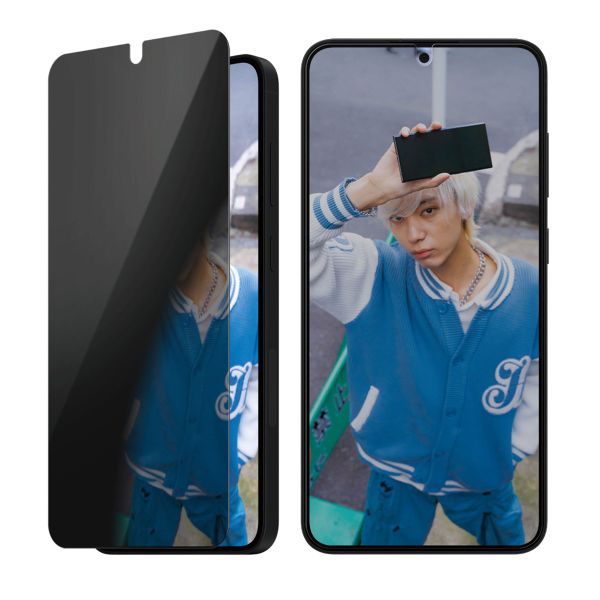 PanzerGlass Ultra Wide Fit Antibakterieller Screen Protector mit Sichtschutz inkl. Applikator Samsung Galaxy S25 Plus