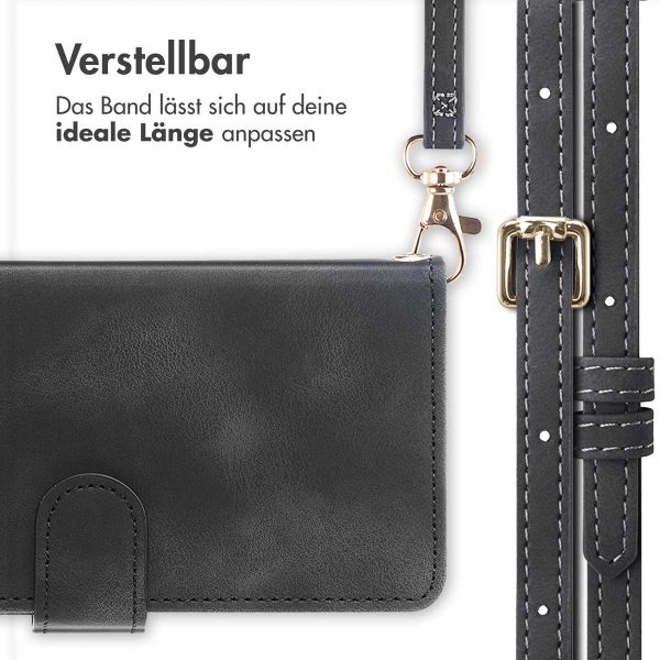 imoshion Klapphülle mit Kordel Samsung Galaxy A25 (5G) - Schwarz