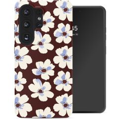 Selencia Vivid Back Cover Samsung Galaxy S26 Ultra - Choco Flower Pop