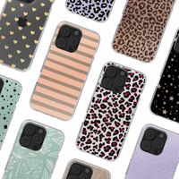 imoshion Design Hülle Apple iPhone 16 Pro - Striped peach reverse