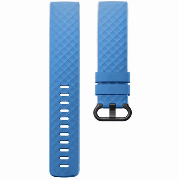 imoshion Silikonband für das  Fitbit Charge 3 / 4 - Blau