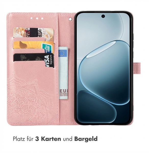 imoshion Mandala Klapphülle Oppo A6x (4G/5G) - Rose Gold