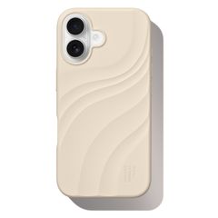 iDeal of Sweden Soft Swirl Silicone MagSafe Hülle Apple iPhone 16 - Cloud Dancer