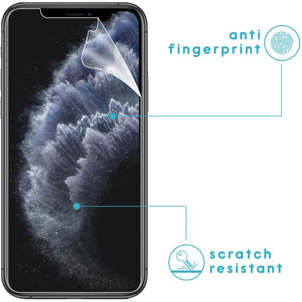 imoshion Displayschutzfolie 3-Pack + Kameraschutz Glas iPhone Xs / X