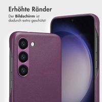 Accezz 2-in-1 Klapphülle aus Leder mit MagSafe Samsung Galaxy S23 - Heath Purple