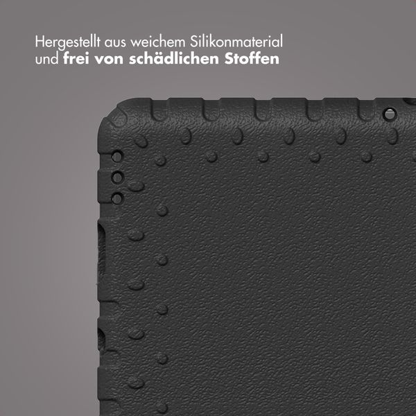 imoshion Schutzhülle mit Handgriff kindersicher Samsung Galaxy Tab A11 / A9 8.7 Zoll - Schwarz