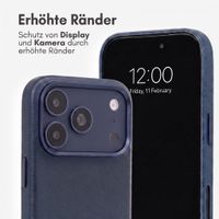 Accezz MagSafe Leather Backcover Apple iPhone 18 Pro Max / 17 Pro Max - Nightfall Blue