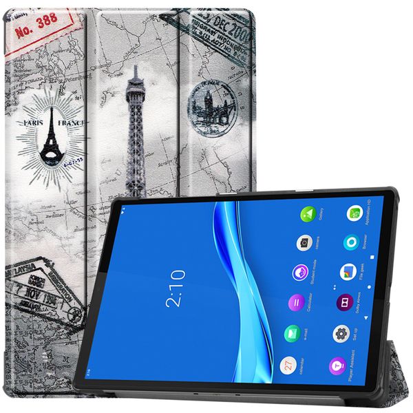 imoshion Design Trifold Klaphülle Lenovo Tab M10 Plus / M10 FHD Plus - Paris