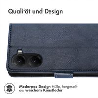 imoshion Luxuriöse Klapphülle Xiaomi Poco X7 Pro - Dunkelblau