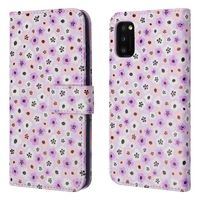 imoshion ﻿Design Klapphülle für das Samsung Galaxy A41 - Purple Flowers