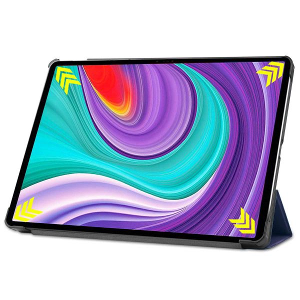 imoshion Trifold Klapphülle für das Lenovo Tab P11 Pro - Dunkelblau