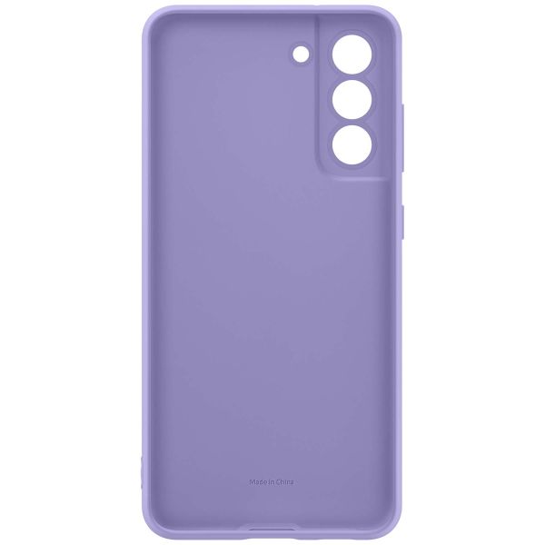 Samsung Original Silikon Cover für das Galaxy S21 FE - Lavender