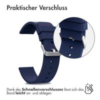 imoshion Silikonband -   Universelle 24 mm Anschluss - Dunkelblau