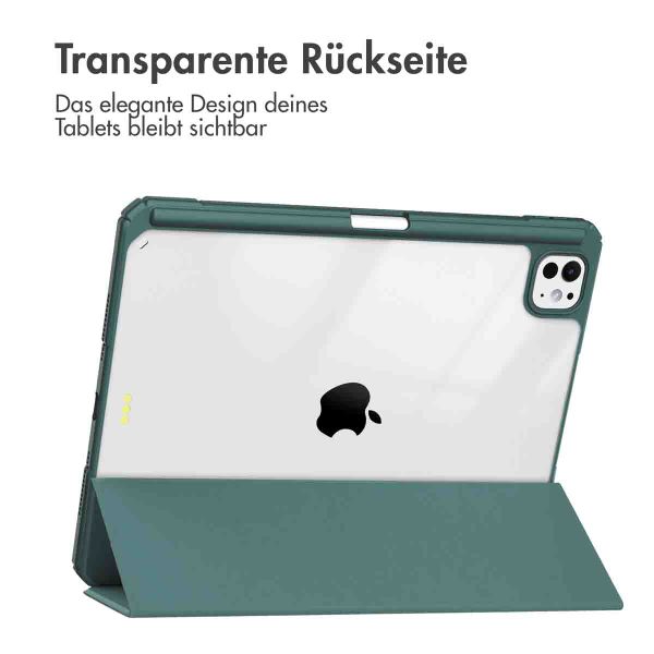 imoshion Trifold Hardcase Klapphülle für das iPad Pro 13 (2024) M4 - Grün