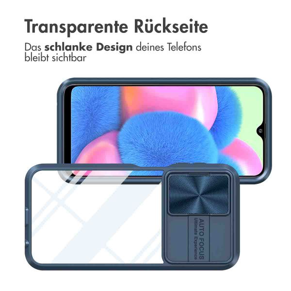 imoshion Back Cover mit Kameraschieber für das Samsung Galaxy A25 (5G) - Dunkelblau