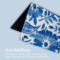 imoshion Design Laptop Cover für Apple MacBook Pro 13 Zoll (2020 / 2022) - Flower Tile