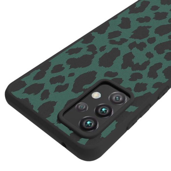 imoshion Design Hülle Samsung Galaxy A52(s) (5G/4G) - Leopard - Grün / Schwarz