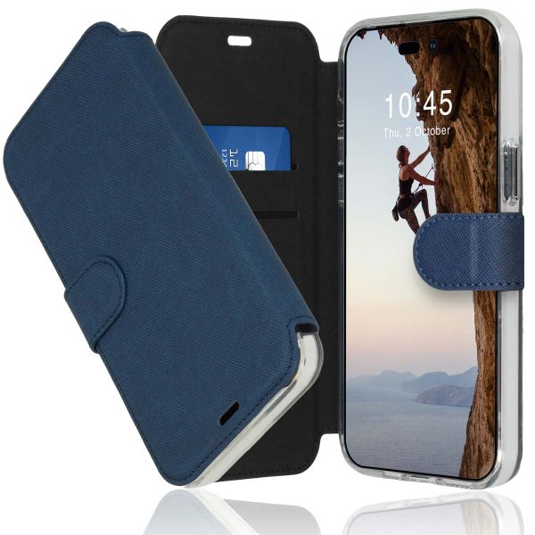 Accezz Xtreme Wallet Klapphülle Apple iPhone 14 Pro Max - Dunkelblau