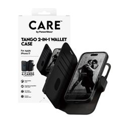 CARE by PanzerGlass Tango 2 in 1 Wallet Case MagSafe Apple iPhone 17 - Schwarz
