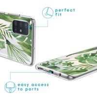 imoshion Design Hülle Samsung Galaxy A51 - Blätter - Grün