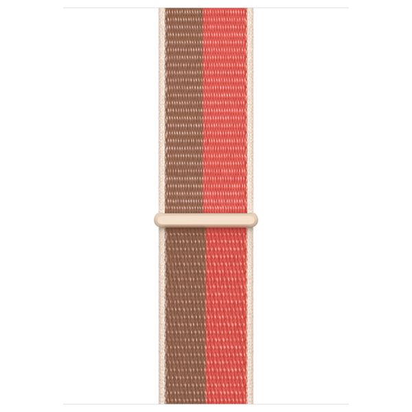 Apple Sport Loop Band für die Apple Watch Series 1 bis 10 / SE / Ultra (2) (44/45/46/49 mm) - Pink Pomelo/Tan