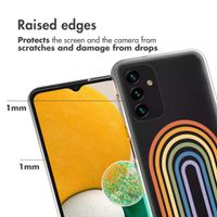 imoshion Design Hülle für das Samsung Galaxy A13 (5G) / A04s - Rainbow