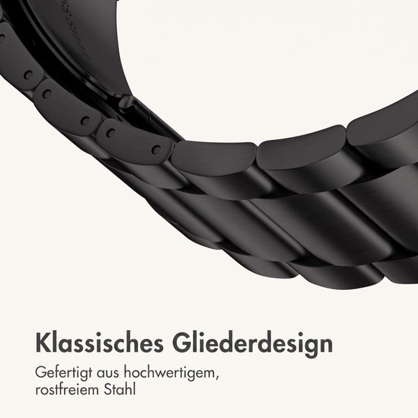 imoshion Edelstahlarmband für Apple Watch | 38/40/41/42 mm - Schwarz