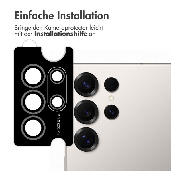 imoshion 2er-Pack Objektivschutz für Kamera für das Samsung Galaxy S25 Ultra - Titanium Gray