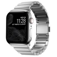 Nomad Magnetisches Stahlgliederarmband für das  Apple Watch Series 1 t/m 11 / SE / Ultra (44/45/46/49 mm) - Silver