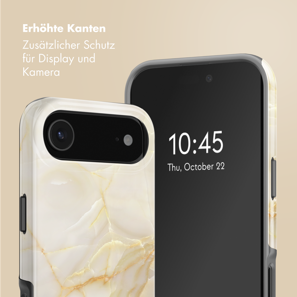 Selencia Vivid Rückabdeckung mit MagSafe Apple iPhone Air - Golden Beige Marble