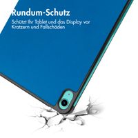 imoshion Trifold Klapphülle Apple iPad 11 (2025) 11 Zoll A16 / iPad 10 (2022) 10.9 Zoll - Cobalt Blue