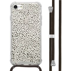 imoshion Design Hülle mit Band Apple iPhone SE (2022 / 2020) / 8 / 7 - Desert Dots