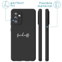 imoshion Design Hülle Samsung Galaxy A72 - Fuck Off - Schwarz