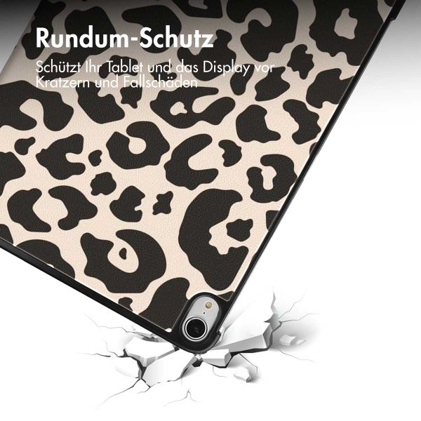 imoshion Design Trifold Klaphülle Apple iPad Air 13 Zoll (2025) M3 / (2024) M2 - Leopard