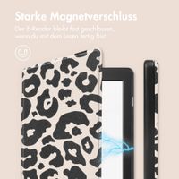 imoshion Design Slim Hard Case Klapphülle Kobo Nia - Leopard