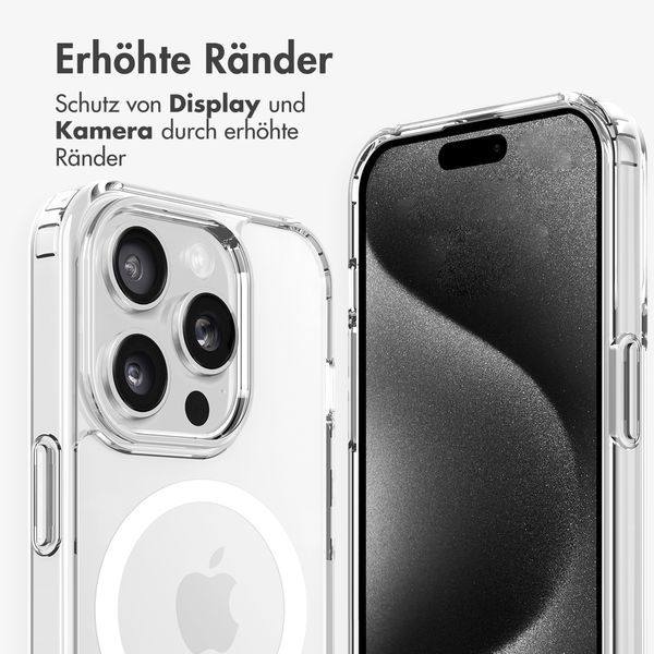 imoshion MagSafe Hülle mit abnehmbarem Band Apple iPhone 15 Pro - Transparent
