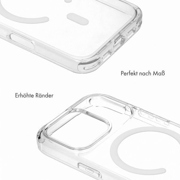 Selencia Rivièra MagSafe Backcover mit abnehmbarem Haken Apple iPhone 18 Pro Max / 17 Pro Max - Transparent
