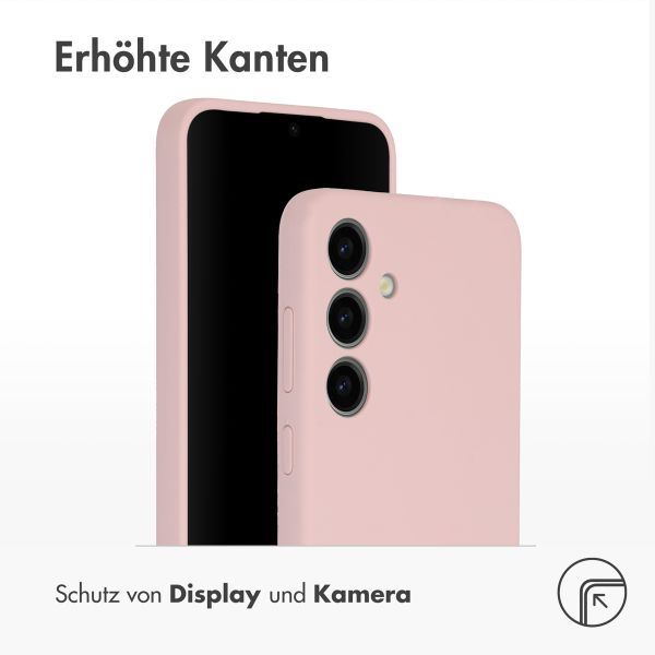 Accezz Liquid Silikoncase Samsung Galaxy S24 Plus - Rosa