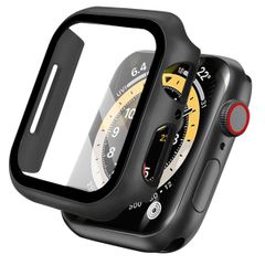 imoshion Full Cover Hard Case für Apple Watch Series 7 / 8 / 9 - 41 mm - Schwarz