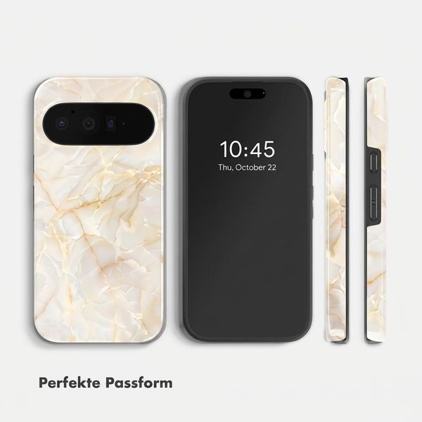 Selencia Vivid Rückabdeckung mit MagSafe Google Pixel 11 - Golden Beige Marble