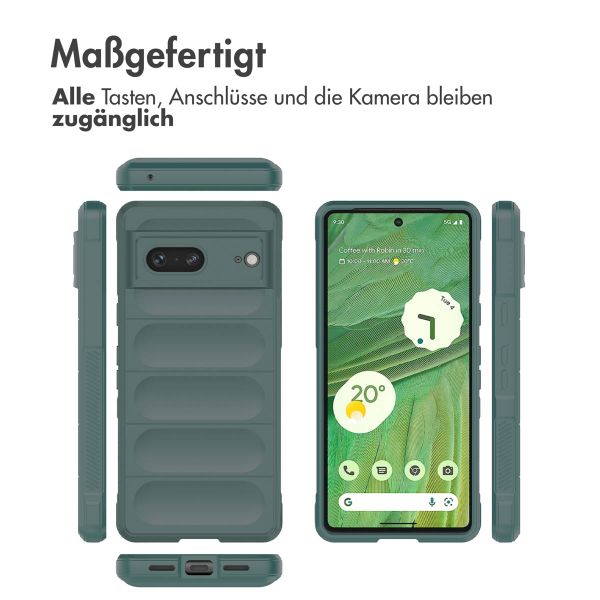 imoshion EasyGrip Back Cover für das Google Pixel 7 - Dunkelgrün