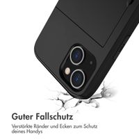imoshion Backcover mit Kartenfach Apple iPhone 13 - Schwarz
